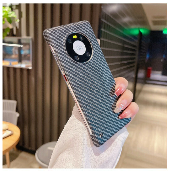 The popular mobile phone case is suitable for Huawei mate40pro/p30/honor 50 [borderless single-sided - black and gray] (contact customer service to confirm the phone model after placing the order)