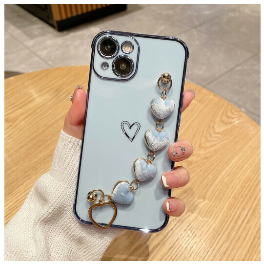 The popular mobile phone case is suitable for Samsung S23ultra/A14/A23 [Light Blue] (contact customer service to confirm the mobile phone model after placing the order)