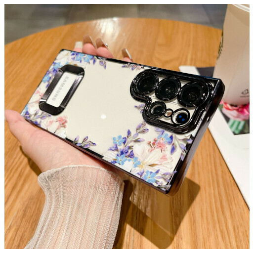 The popular mobile phone case is suitable for Samsung S23Ultra [Black] (contact customer service to confirm the phone model after placing the order)