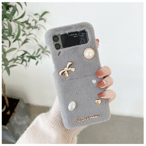 The popular mobile phone case is suitable for Samsung ZFlip3 [grey] (contact customer service to confirm the mobile phone model after placing the order)