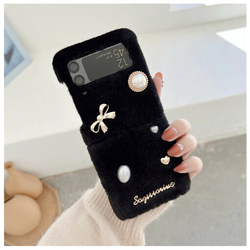 The popular mobile phone case is suitable for Samsung ZFlip3 [Black] (contact customer service to confirm the mobile phone model after placing the order)