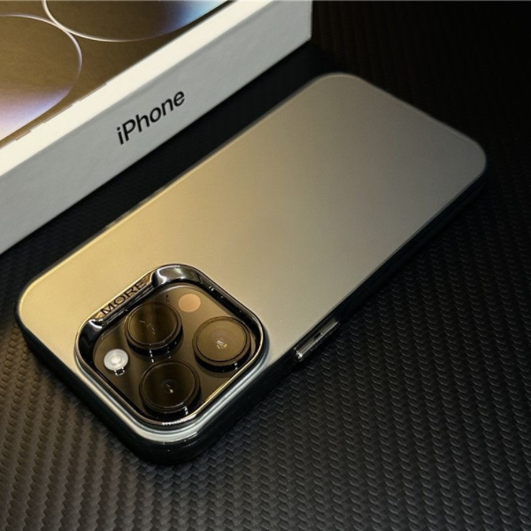 Popular double-layer electroplated color silver mobile phone case (SJ gray) (applicable to Apple) (contact customer service to confirm the mobile phone model after placing the order)