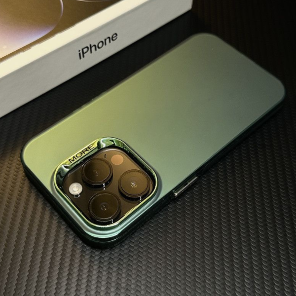 Popular double-layer electroplated color silver mobile phone case (SJ green) (applicable to Apple) (contact customer service to confirm the mobile phone model after placing the order)