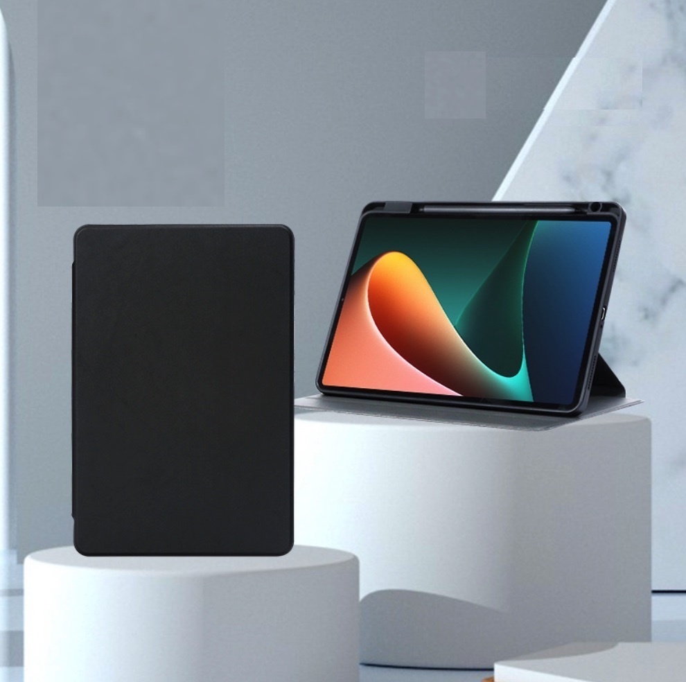 The popular rotatable anti-fall silicone is suitable for Xiaomi tablet series (cool black) (contact customer service after placing an order to confirm the Xiaomi tablet model)