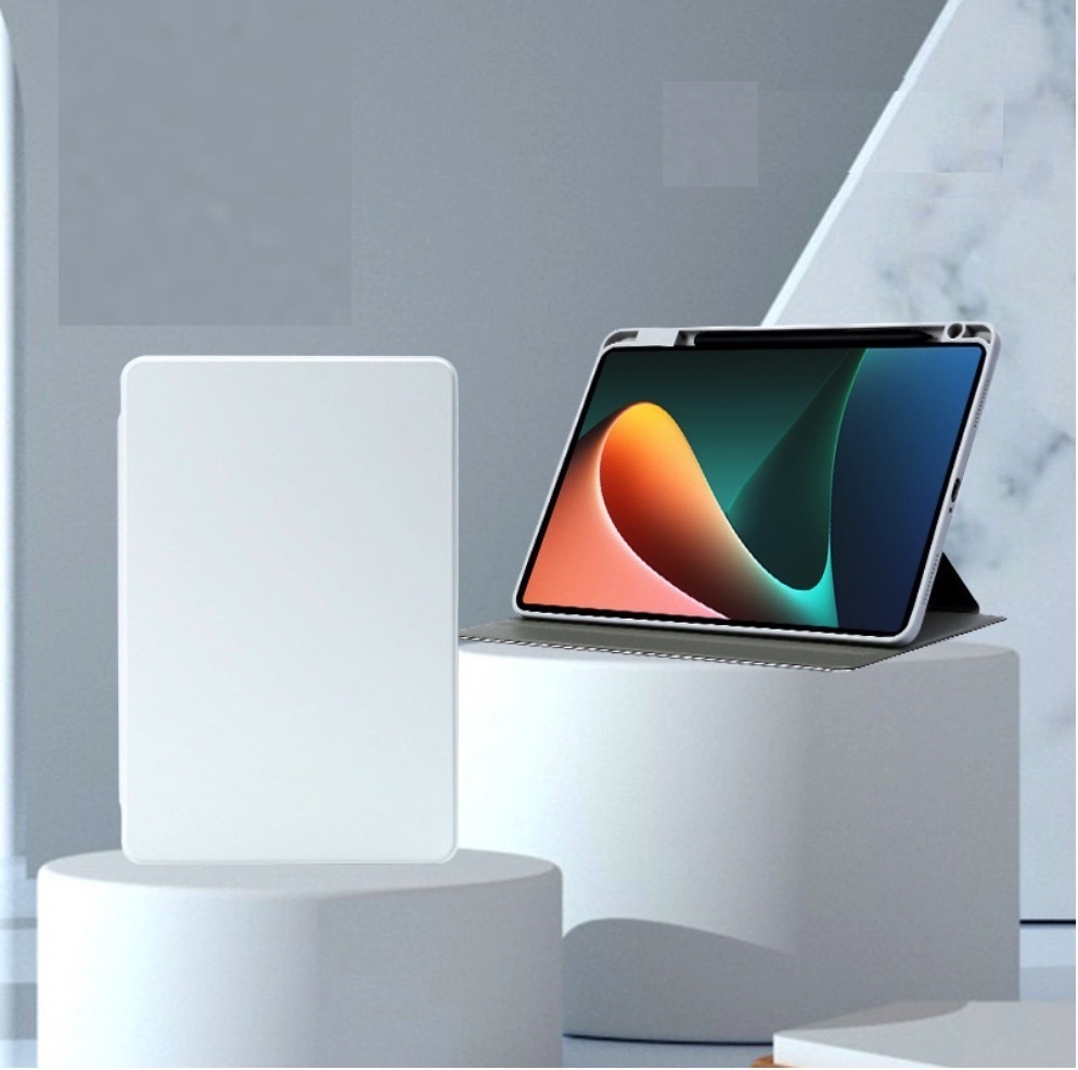 The popular rotatable anti-fall silicone is suitable for Xiaomi tablet series (grandma gray) (contact customer service to confirm the Xiaomi tablet model after placing an order)