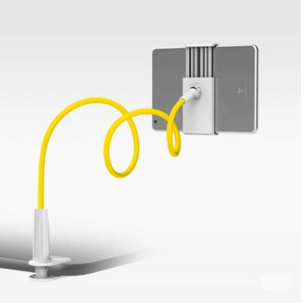 Popular tablet and lazy mobile phone holder [B1 mobile phone and tablet dual-purpose holder 75cm=yellow]