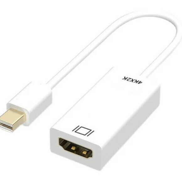 爆款顯示器轉接線【MiniDP轉HDMI（4X/X14白色小頭款】【長度0.5m及以下】