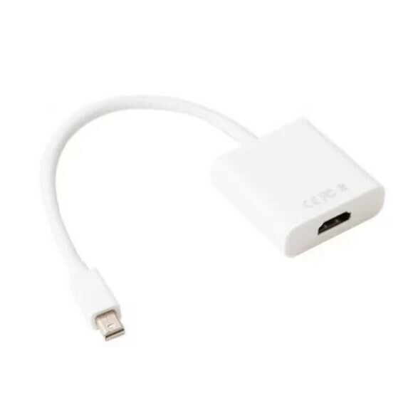 爆款顯示器轉接線【MiniDP轉HDMI（1080P/X16白色大頭款】【長度0.5m及以下】