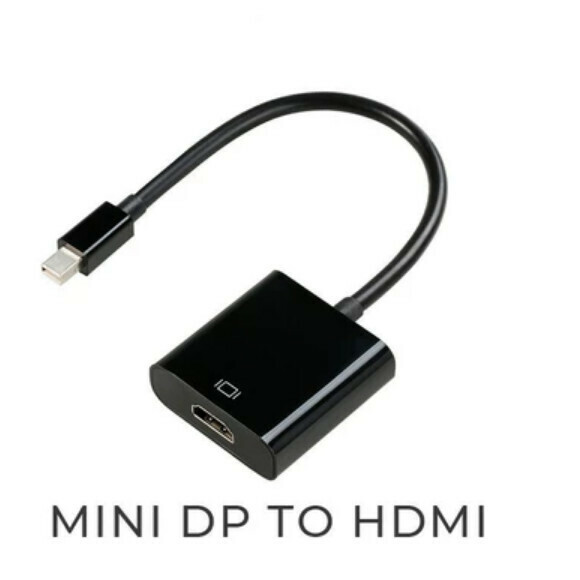 爆款顯示器轉接線【MiniDP轉HDMI（1080P/X16黑色大頭款】【長度0.5m及以下】