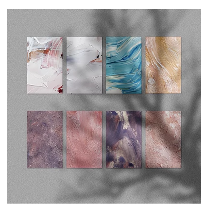 熱推ins風美甲 拍照展示卡片 大理石肌理質感拍攝道具背景紙【A系列8張卡片】尺寸：14x21cm 