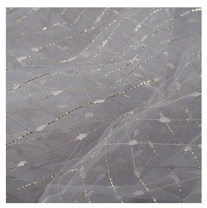 Hot recommended ins style mesh photography background props Photography background cloth [gold thread gray yarn] Size: 100*150cm