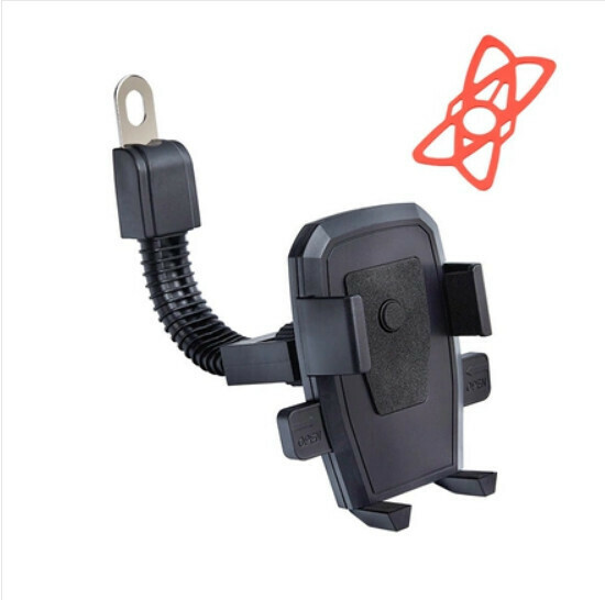 Hot push car mobile phone holder bracket [rearview mirror bracket = B5 black + strap]