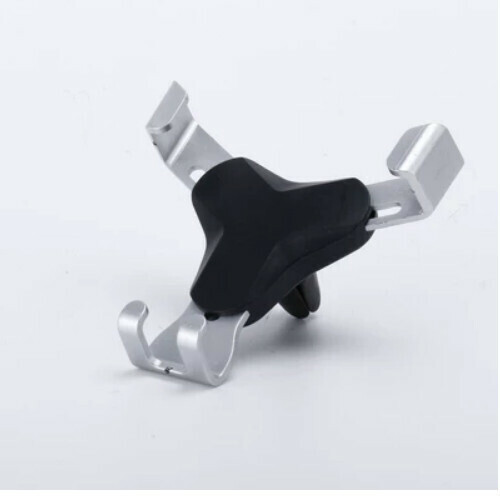 Hot push car mobile phone holder [air outlet/gravity bracket/B33 silver]