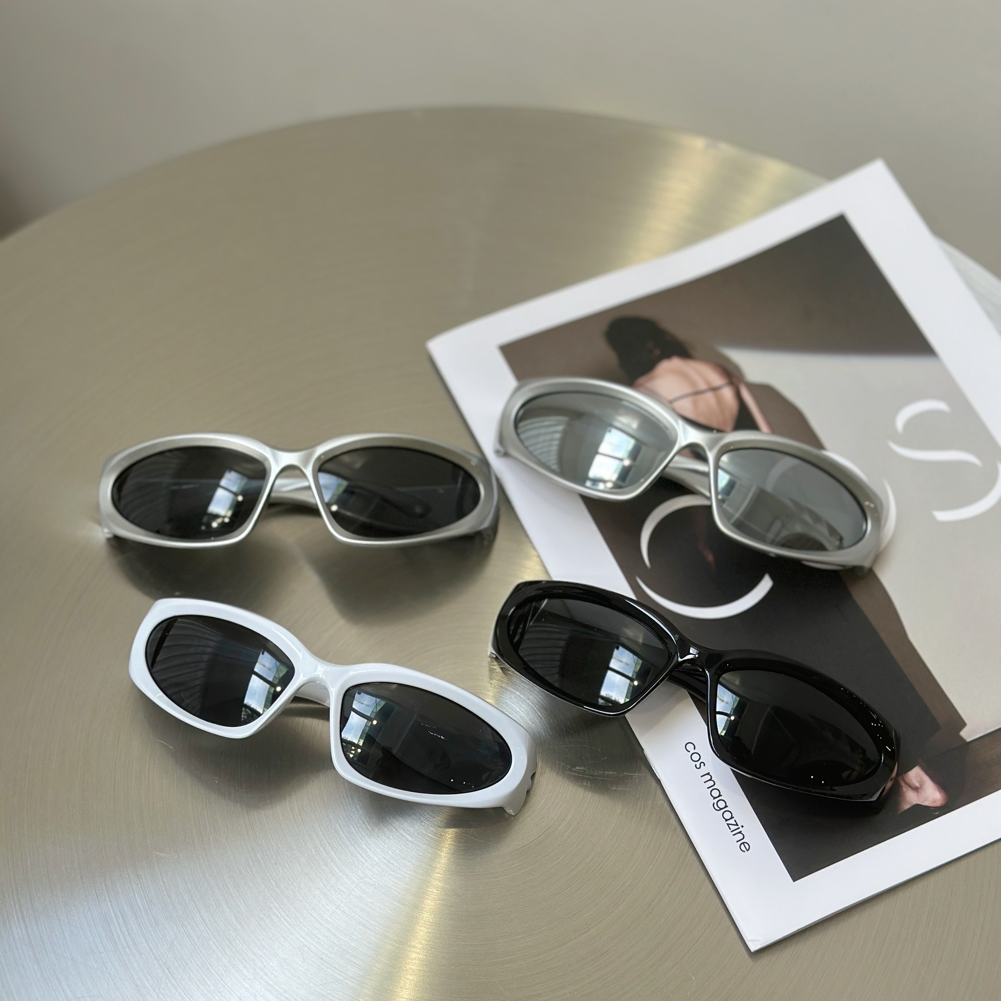 ins朋克科技風墨鏡/四色/偏光