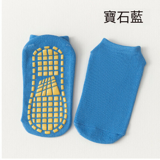 Playground Socks Sports Socks Non-Slip Socks (Sapphire 6-10 yrs, size 29-34)