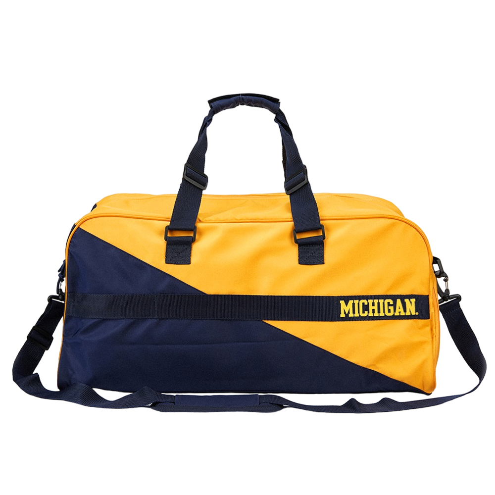【NCAA】密西根大學 Michigan 旅行袋-深黃