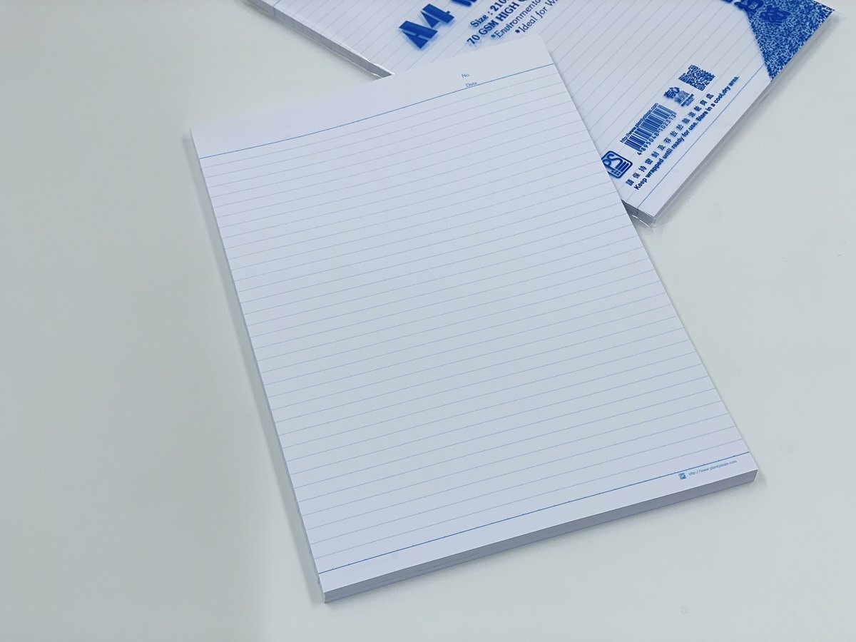 A4 活頁雙面行線書寫紙, 1包 x 100張