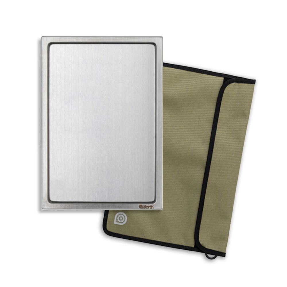 the earth 304不鏽鋼一單位料理盤+收納袋