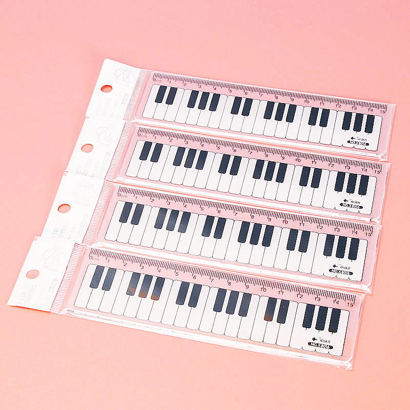 音樂文具15cm鋼琴直尺 MU2835