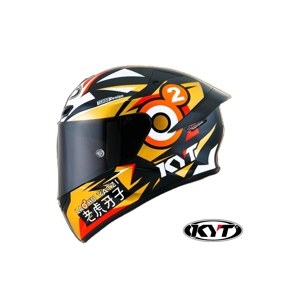 KYT TT-COURSE TTC 選手彩繪 老虎牙子 全罩式安全帽