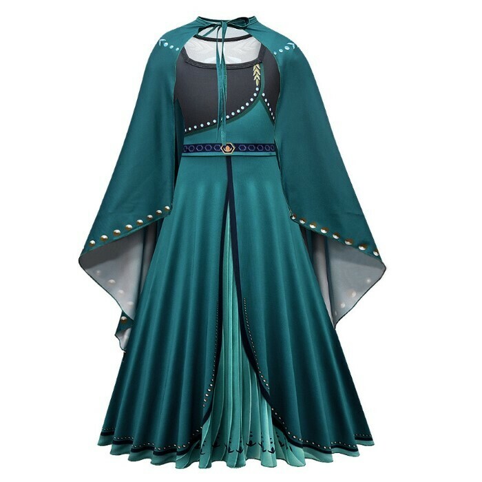 Popular performance clothing long skirt and cloak (80262+273#) (size: 110-150) (contact customer service after placing the order to confirm the delivery size)