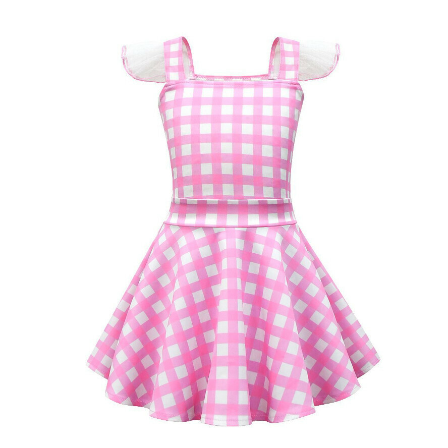 Hotly recommended flying sleeve jumpsuit (81580) (size: 100-150) (contact customer service after placing the order to confirm the delivery size)