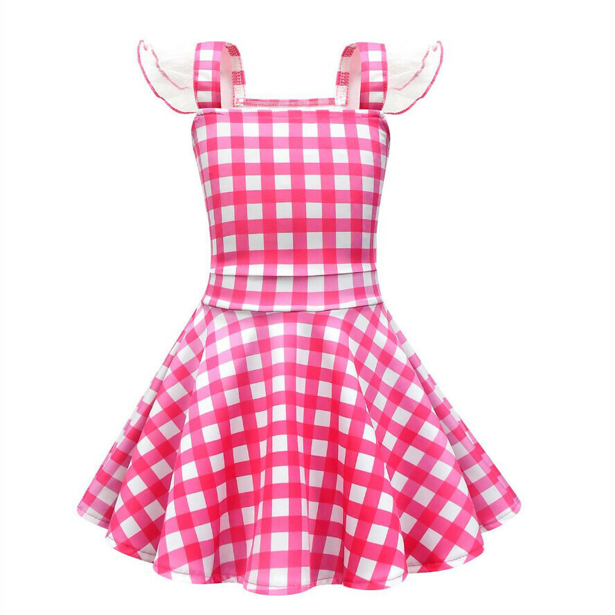 Hotly recommended flying sleeve dress (81601) (size: 100-150) (contact customer service after placing the order to confirm the delivery size)