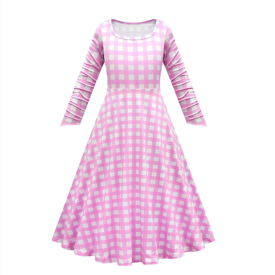 Hot recommended long-sleeved skirt suit (81502) (size: 100-150) (contact customer service after placing the order to confirm the delivery size)