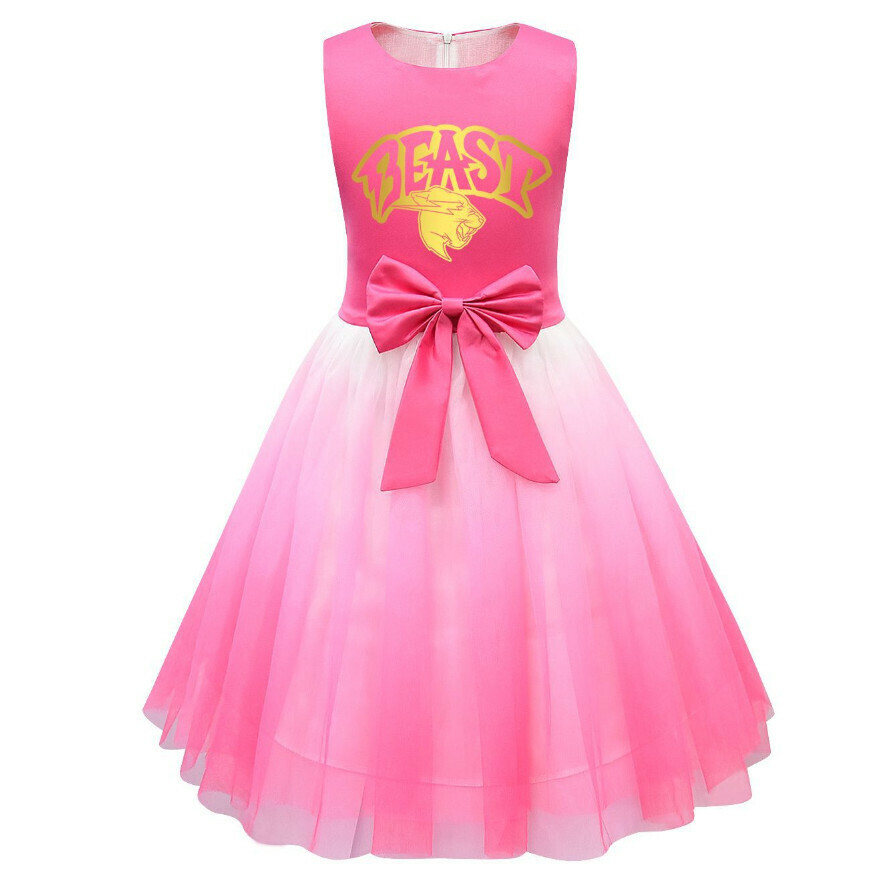 Hot recommended mesh skirt (81584 rose red) (size: 100-150) (contact customer service after placing the order to confirm the delivery size)