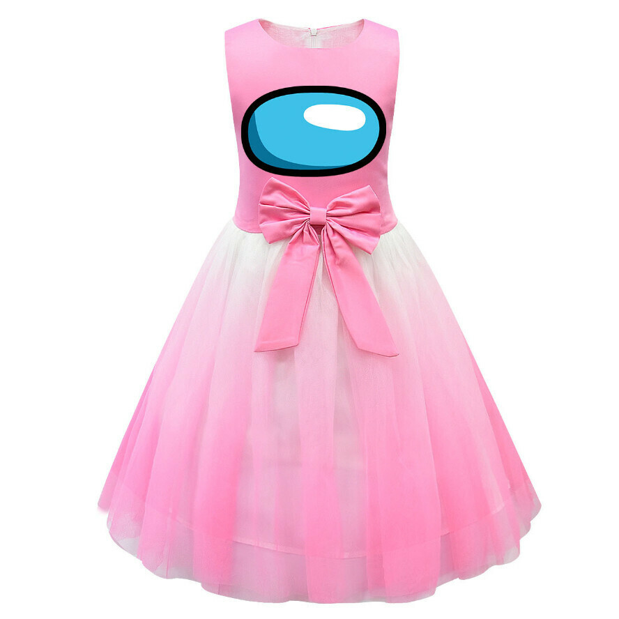 Hot recommended mesh dress (80316 pink) (size: 100-150) (contact customer service after placing the order to confirm the delivery size)