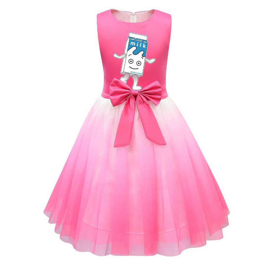 Popular sleeveless mesh skirt (81576 rose red) (size: 100-150) (contact customer service after placing the order to confirm the delivery size)