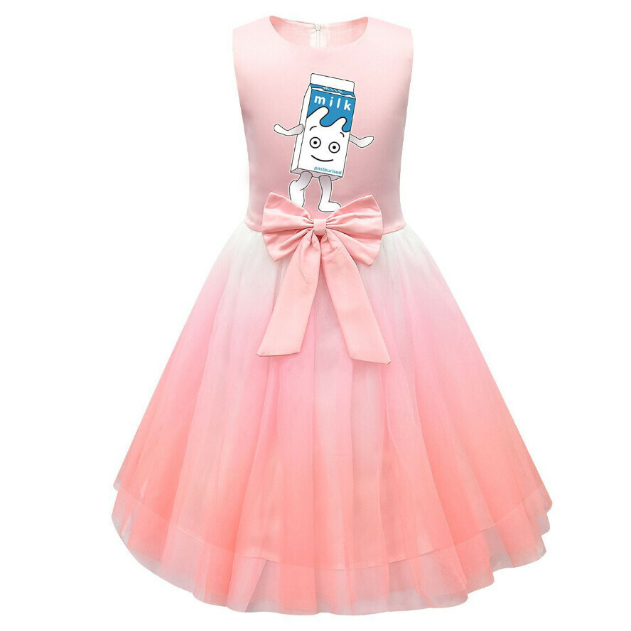 Popular sleeveless mesh skirt (81576 peach pink) (size: 100-150) (contact customer service after placing the order to confirm the delivery size)