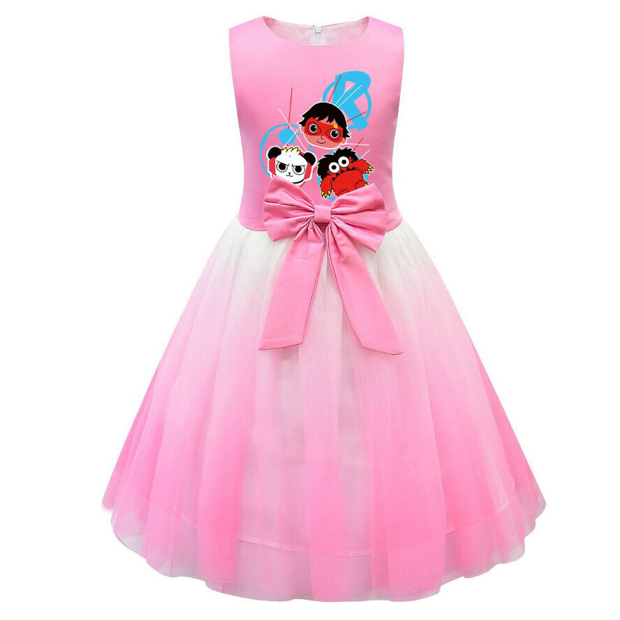Popular sleeveless mesh skirt (81581 pink) (size: 100-150) (contact customer service after placing the order to confirm the delivery size)