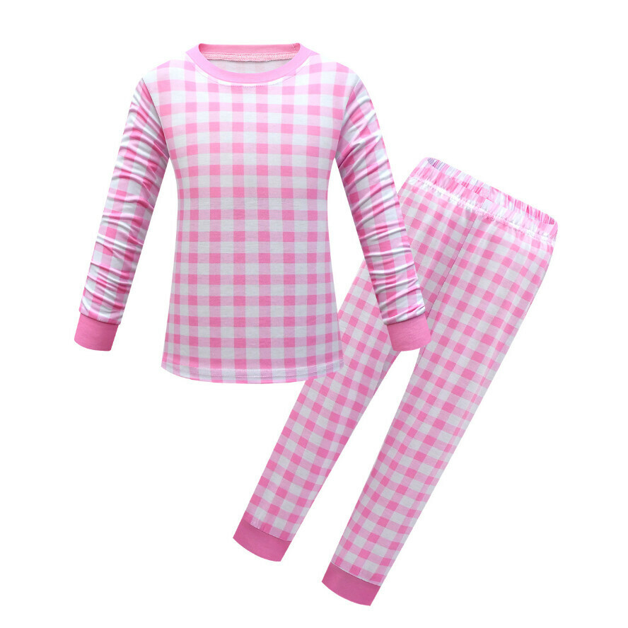 New long-sleeved trousers suit (19114) (size: 100-150) (contact customer service after placing the order to confirm the delivery size)
