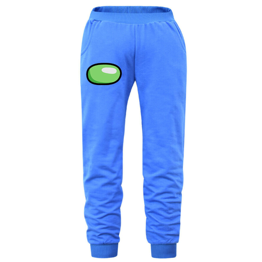 New type of leggings trousers (5173 pants blue) (size: 110-170) (contact customer service after placing the order to confirm the delivery size)