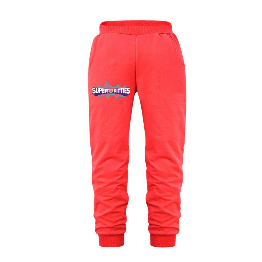 New type of leggings trousers (2236 pants red) (size: 110-170) (contact customer service after placing the order to confirm the delivery size)