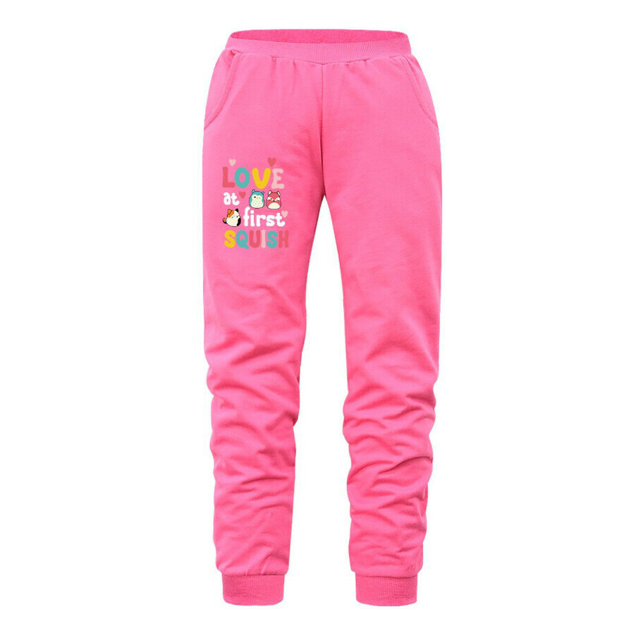 New type of leggings trousers (2243 pants, rose red) (size: 110-170) (contact customer service after placing the order to confirm the delivery size)