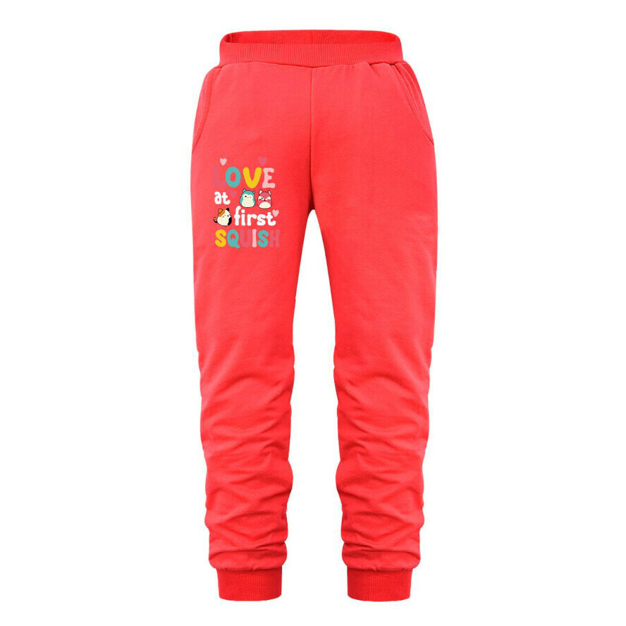 New type of leggings trousers (2243 pants red) (size: 110-170) (contact customer service after placing the order to confirm the delivery size)