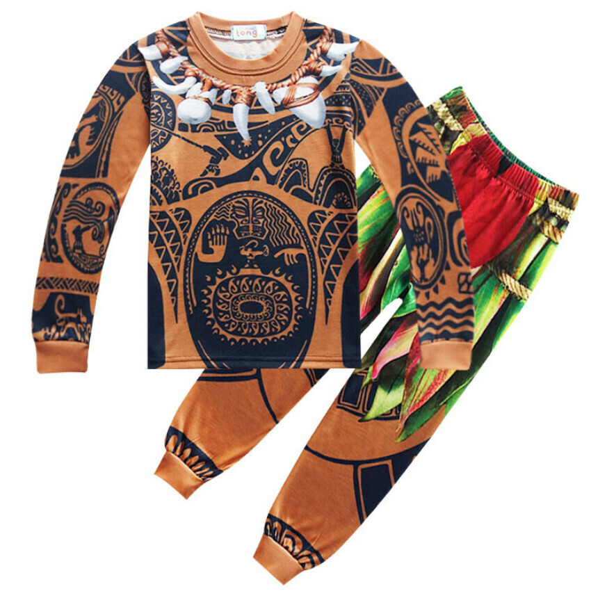 New boys' pajamas (color as shown) (size: 100-140) (contact customer service after placing order to confirm delivery size)