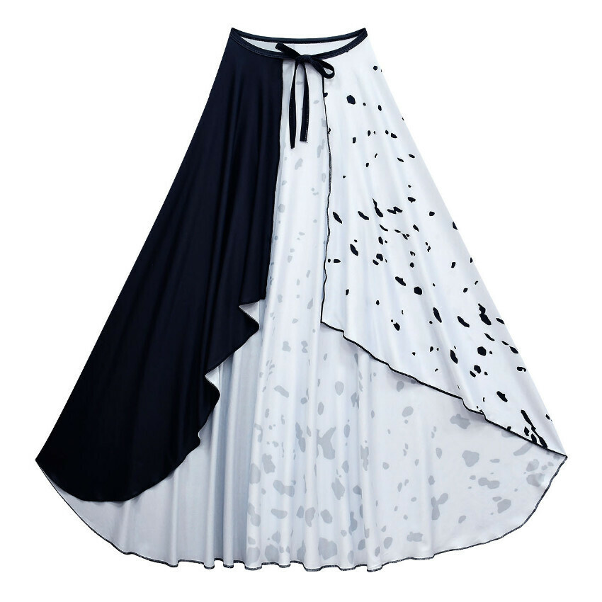 New long skirt cloak (80589 cloak white) (size: 110-160) (contact customer service after placing the order to confirm the delivery size)