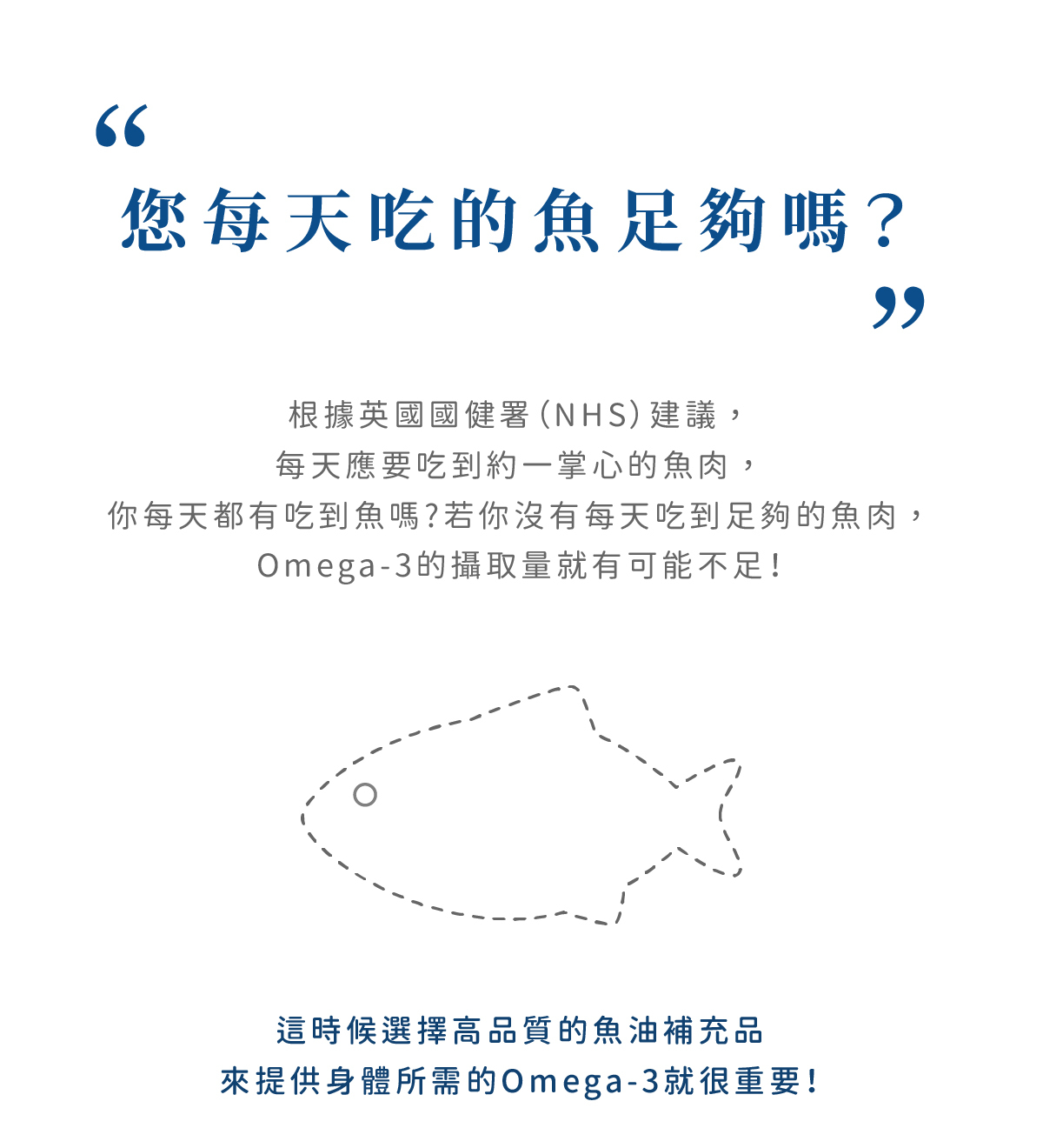 每天應攝取1掌心的魚肉