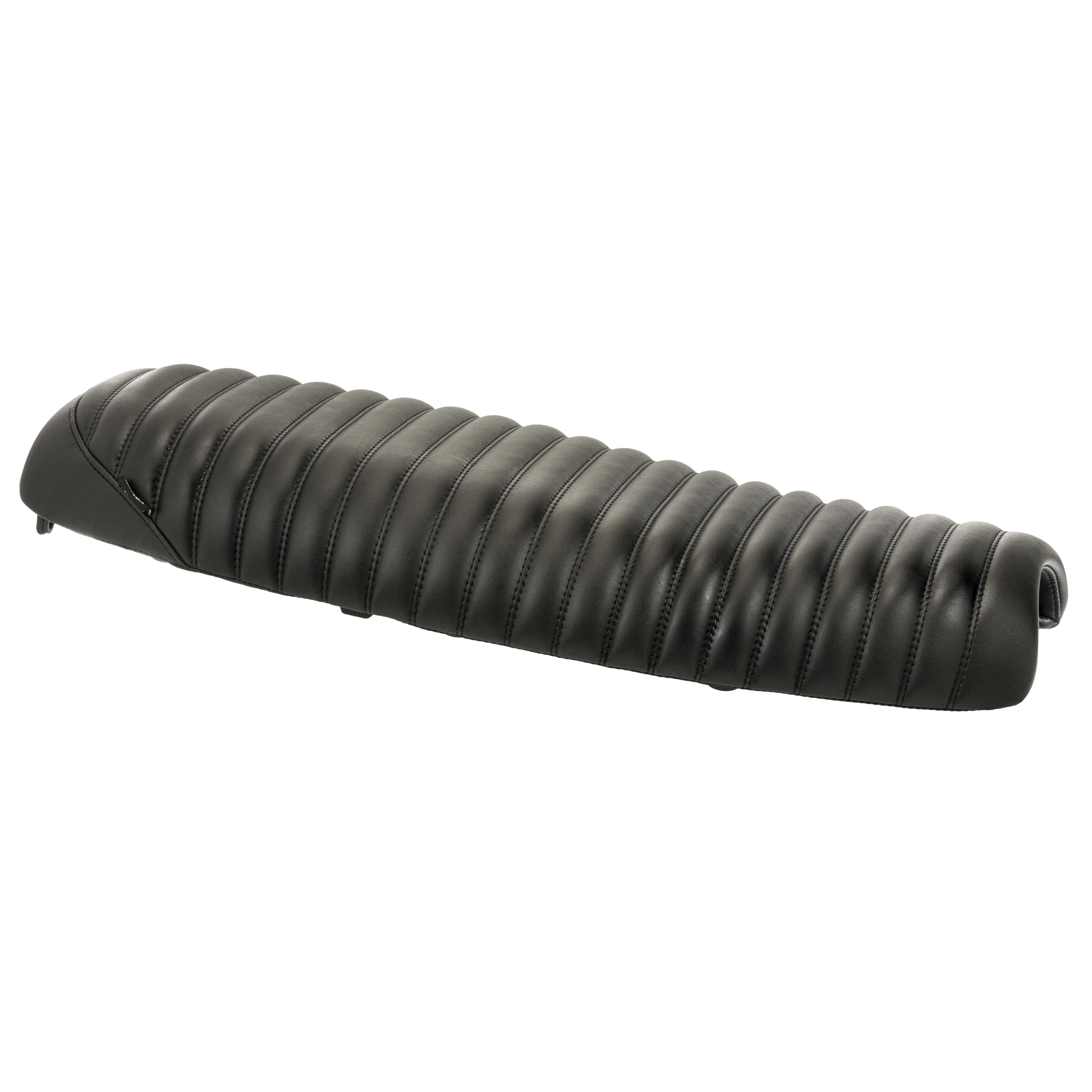 Motone 氣冷凱旋專用 薄窄 雙座 椅墊 雙縫線 橫條紋 黑