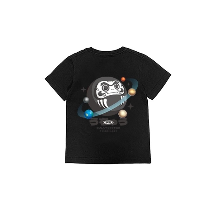 XCTRL童裝  太陽系宇宙童裝短T-黑