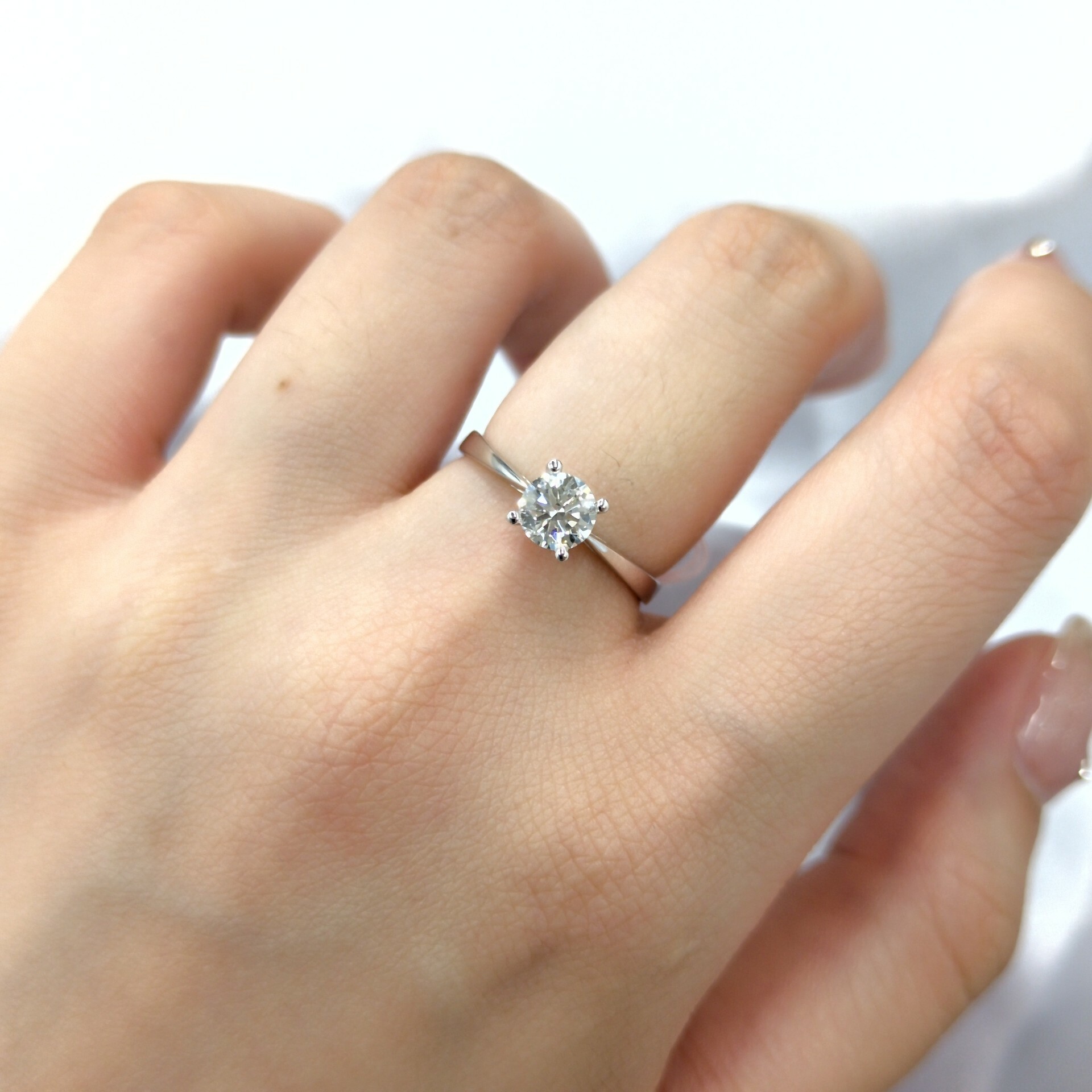 18K White Gold 0.50ct GIA Diamond Ring