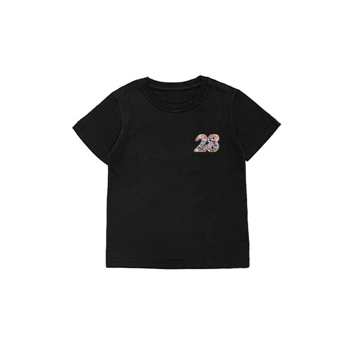 XCTRL童裝  平成28年日式爆炸貼童裝短T-黑