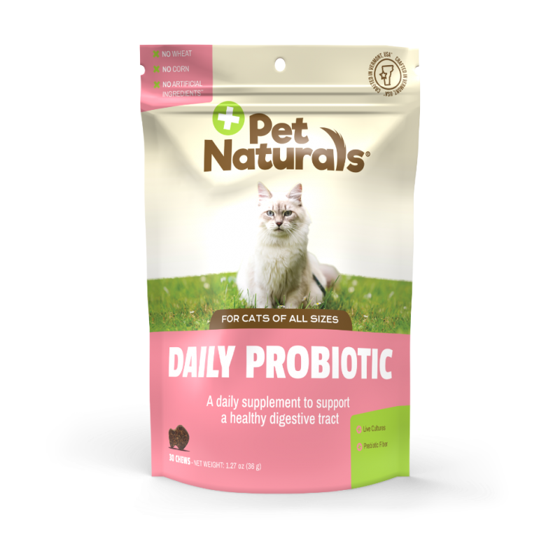 【PetNaturals 寶天然】腸胃好好貓嚼錠 貓保健