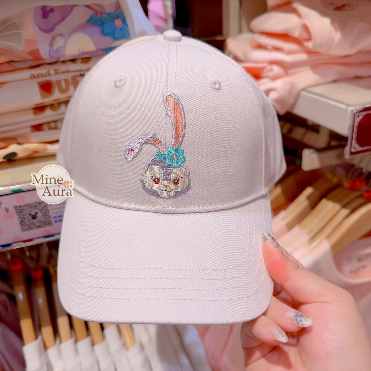 史黛拉露 星黛露 StellaLou 大頭刺繡圖案 棒球帽 帽子 -香港迪士尼樂園