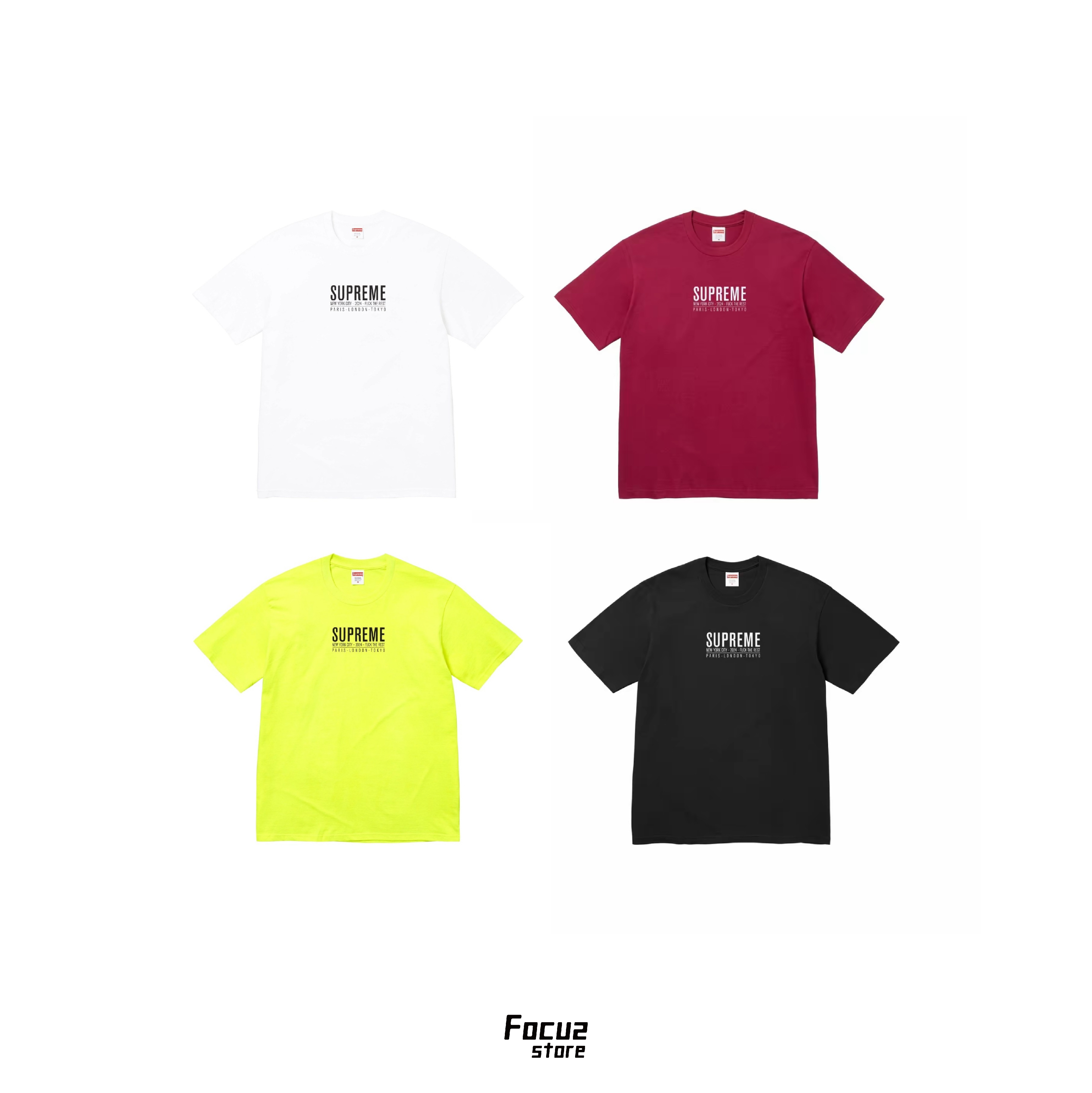 【Focus Store】預購 Supreme SS24 Week 19 Paris Tee 短T 四色