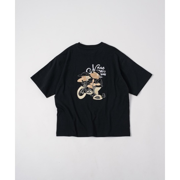 2024SS Kaoyorinakami Punch Bike Tee 兩人組少年 騎單車 插畫家 短T 現貨