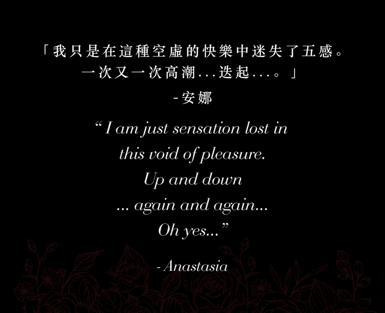 格雷的五十道陰影 黑紅玫瑰項圈牽引鏈套組